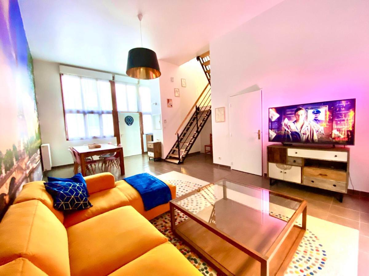 Magnifique Villa Avec Jacuzzi Au Pied Du Stade سان دوني المظهر الخارجي الصورة