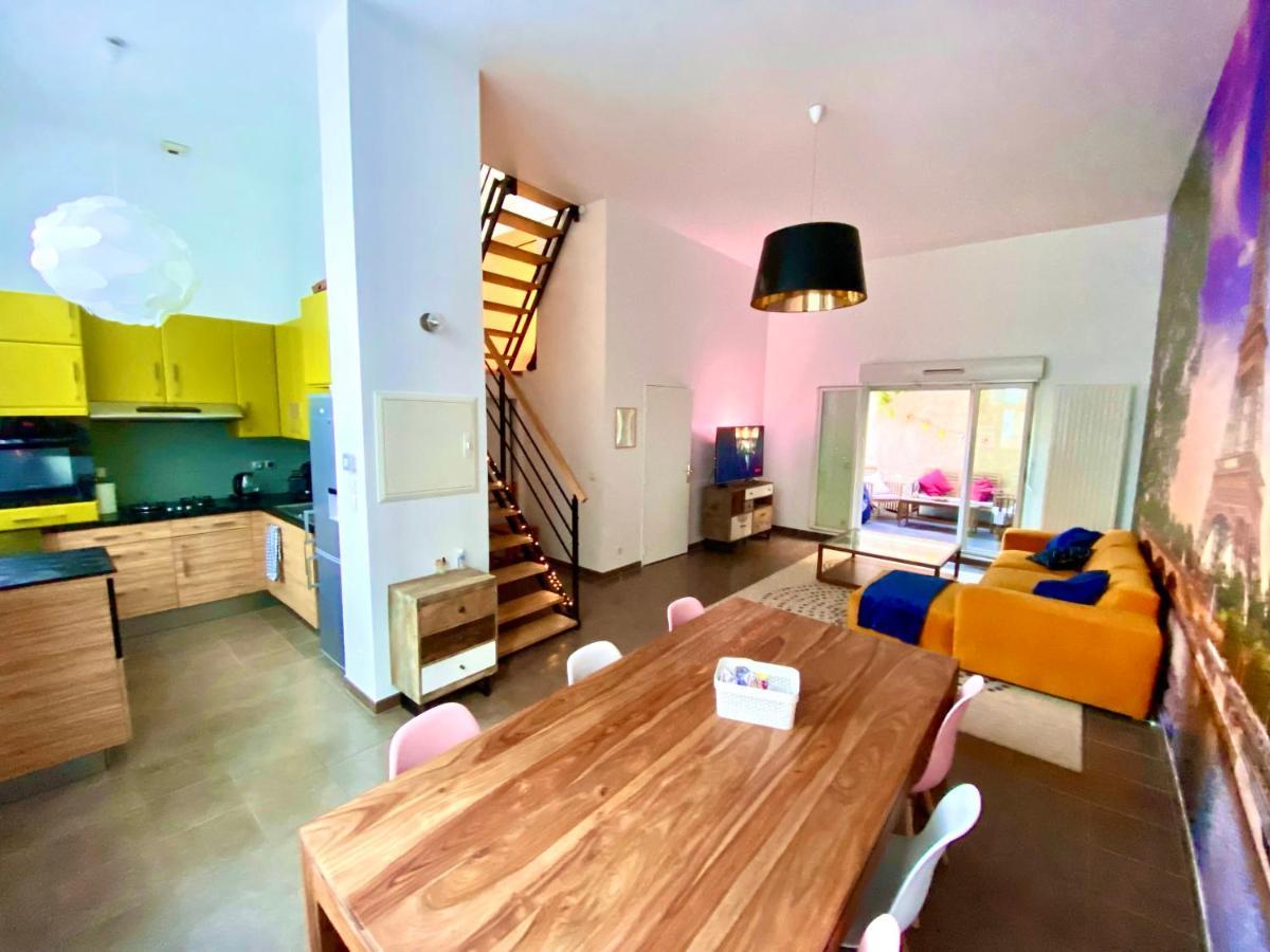 Magnifique Villa Avec Jacuzzi Au Pied Du Stade سان دوني المظهر الخارجي الصورة